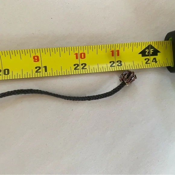 Handmade Beaded Fringe Statement Necklace in Brown and Gold - Picture 8 of 8